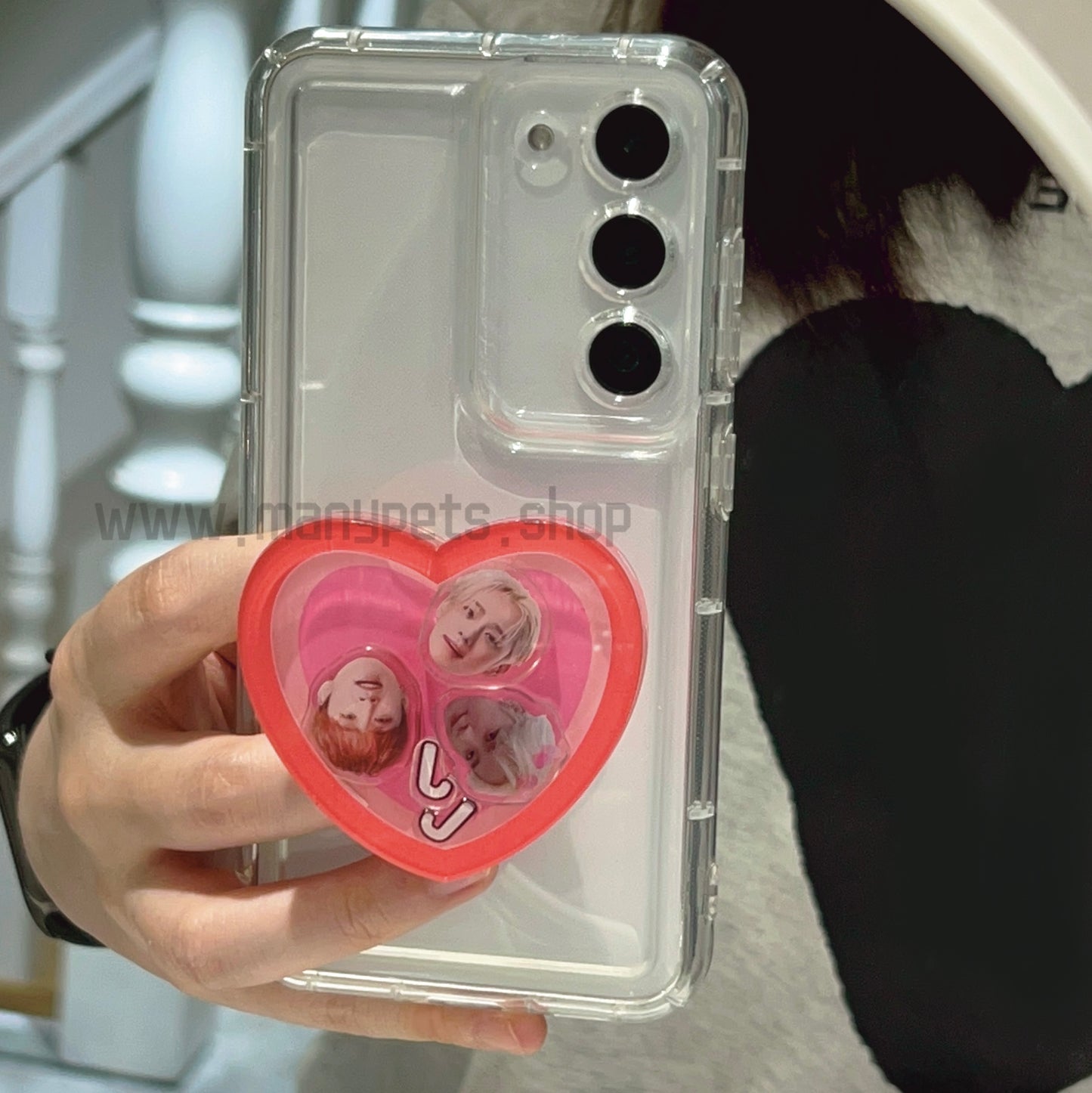シェイカースマホグリップ3タイプスマホ全機種対応(オリジナルパーツ別購入)