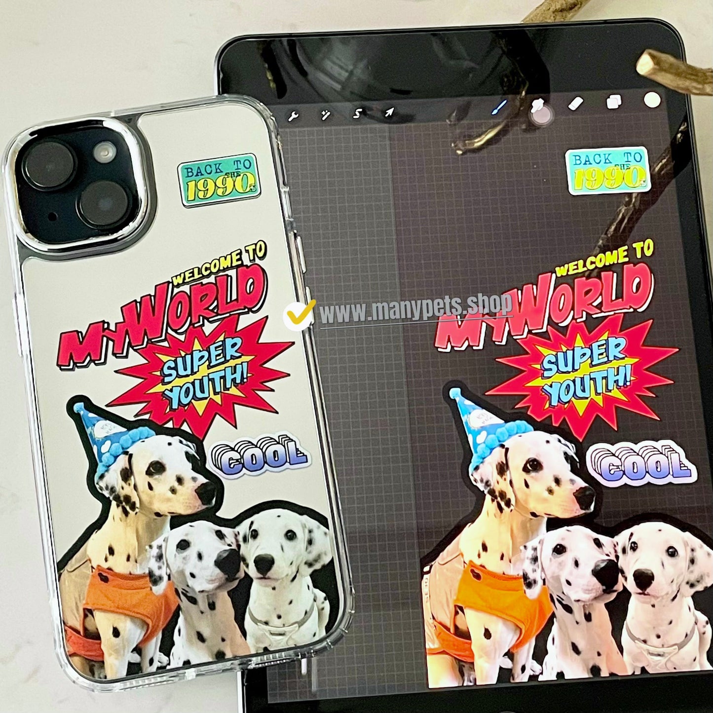 【写真入れ】アーバンミラージュうちの子 グッズ オーダーメイド スマホケース 送料無料_006 2月