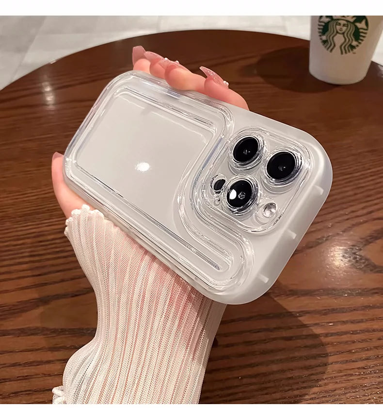 アクキー入れるシェイカースマホケース背面カードつき