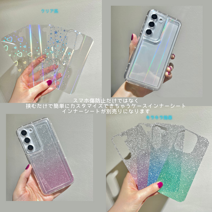 [Parts custom-made photos MAX 15 sheets] SAMSUMG Galaxy Redmi shaker case scratch-resistant smartphone case with back card