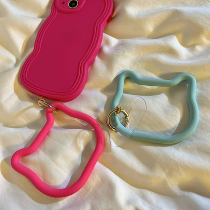 Cat-shaped smartphone ring silicone 