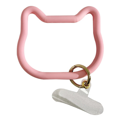 Cat-shaped smartphone ring silicone 