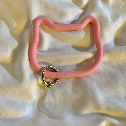 Cat-shaped smartphone ring silicone 