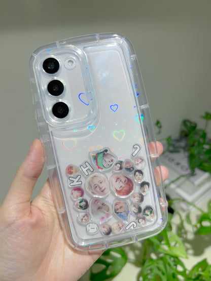 【パーツなし】シェイカースマホケース傷防止背面カード付  iPhonecase 対応