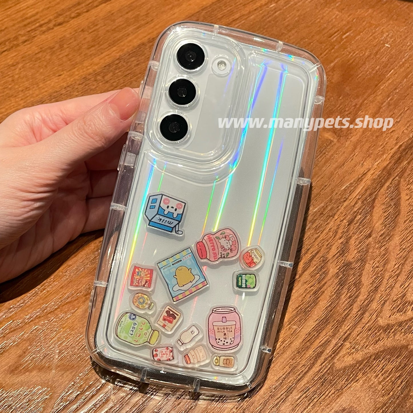 【パーツなし】シェイカースマホケース傷防止背面カード付  iPhonecase 対応